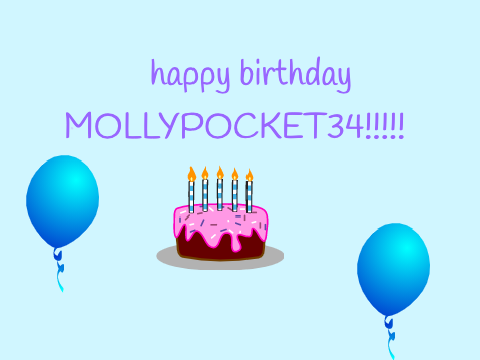 Happy birthday mollypocket34!