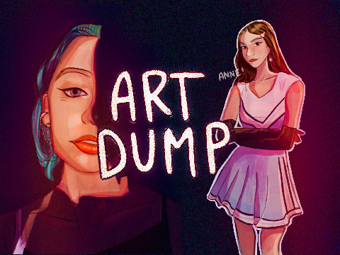 mini art dump (i'm back baby!)