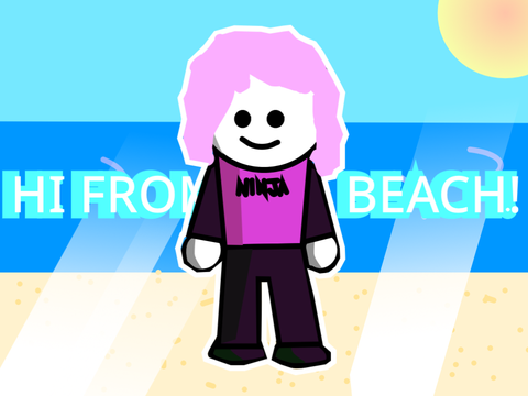 Hi from the beach!