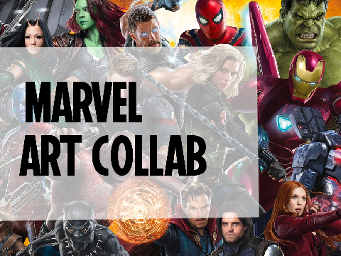 ✂ Marvel Art collab ⚔