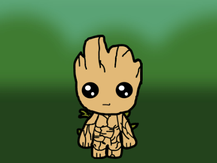 ✂ Marvel Art collab ⚔  GROOT