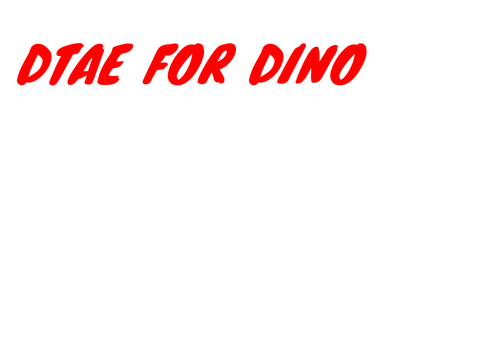 Animated DTAE for Dino 