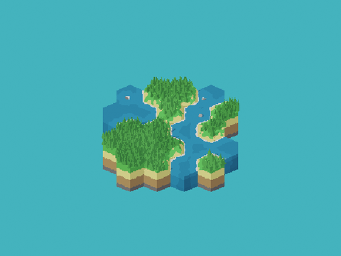 Procedural Hexagon Terrain