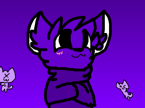 cat likes nekos and PURPLE