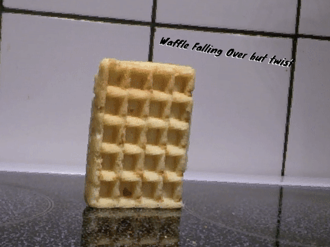 Waffle Falling Over but SAUCISSE