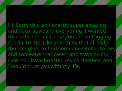 FOR SOMEONE VERY SPECIAL