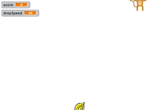 Bananas falling from the sky