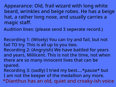 King Dianthus Auditions (OPEN) remix