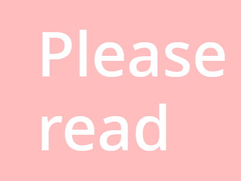 Please read.