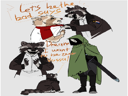 Racooninnit and the dirty crime boy