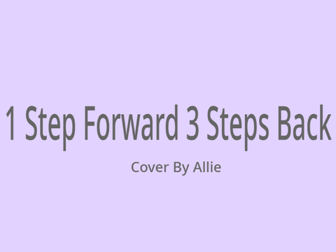 1 Step Forward 3 Steps Back Cover