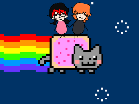 Add Yourself Riding on Nyan Cat! remix-2