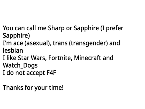 Bit of information about me