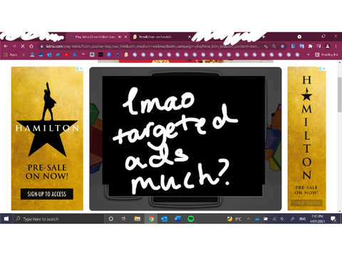 Targeted ads much?
