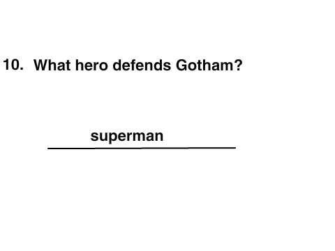 The quiz for challenge 4 remix