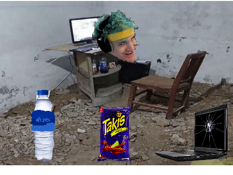 gaming is intense but takis...