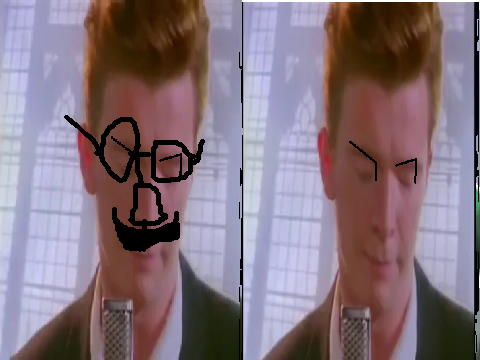 He looks funny