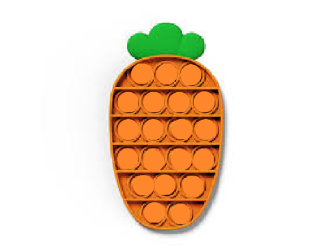 Carrot pop it / Fidget toy