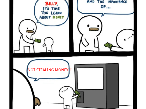 Billy learn about money Creator Template 
