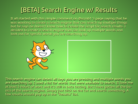 [BETA] Search Engine w/ Results