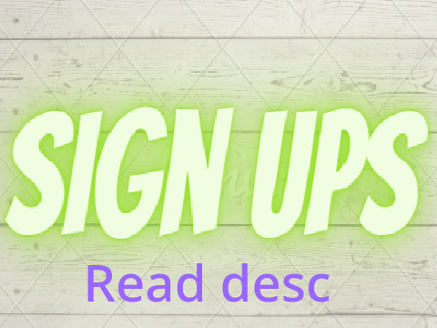 GWDFI Sign-ups