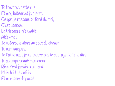 Nouveau poème 