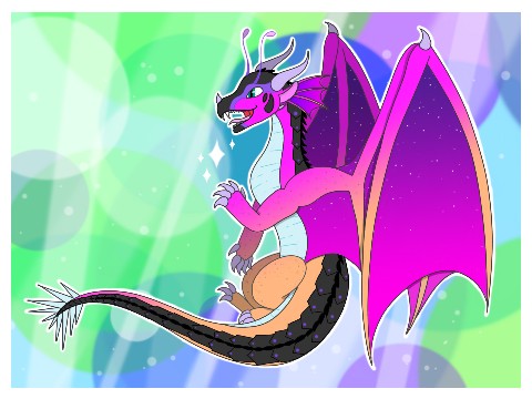 My Hybrid Dragon  ~  SGT V art entry!