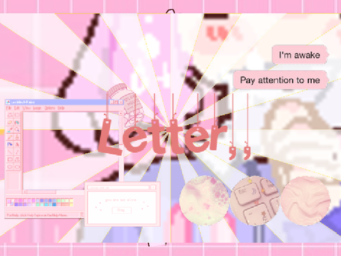★ .Letter,, (random bitmap art)