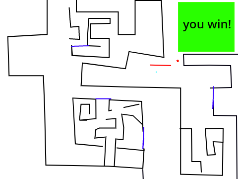 Maze ( it is very easy because I drew it)
