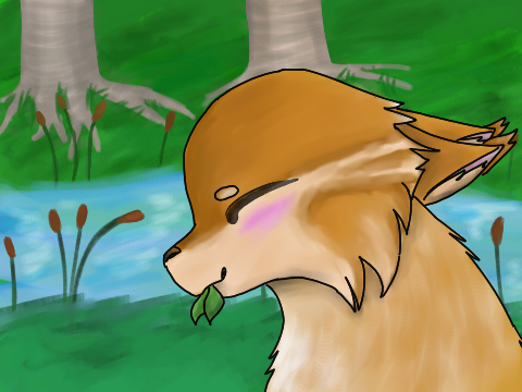 Painted Art Attempt - Mothwing