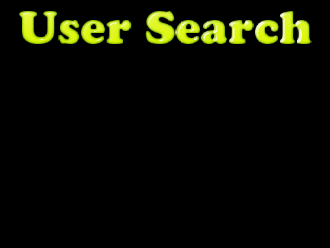 User Search
