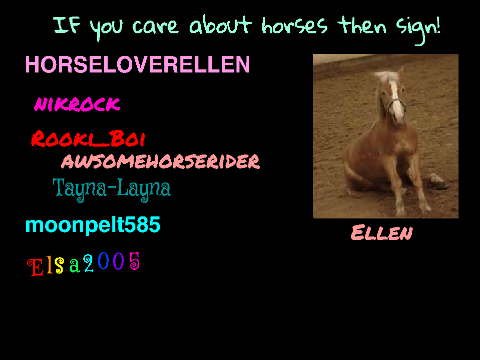 SIGN IF YOUR AGAINST HORSE ABUSE!! remix remix remix remix remix remix