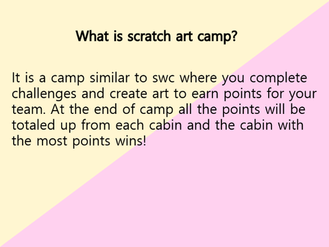 Scratch art camp FAQs