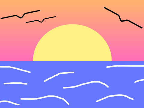 Sunset parallax