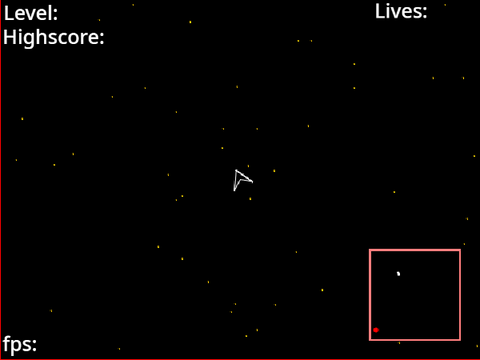 Scrolling Asteroid Blaster