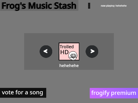 Frog's Music Stash (Frogify.)