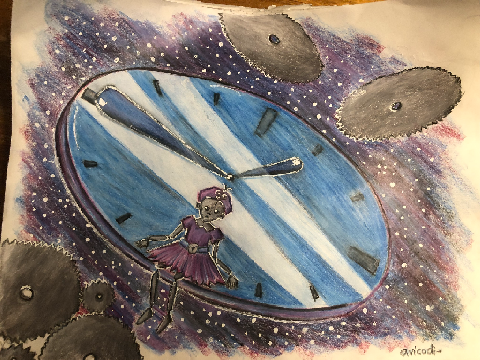 Clock Person Art <3