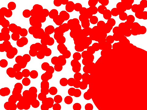 random kool aid splatter