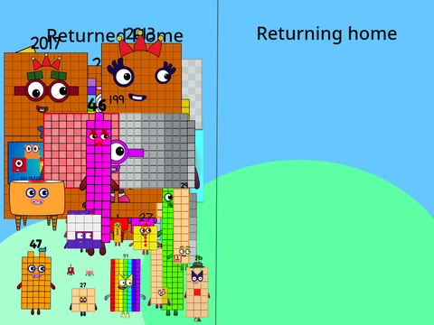 26 Numberblocks left to Return on Earth