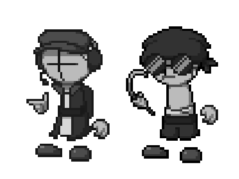 [Pixel Art] - Deimos and Sanford