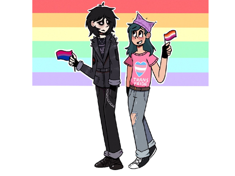 Tristan and Abby pride 