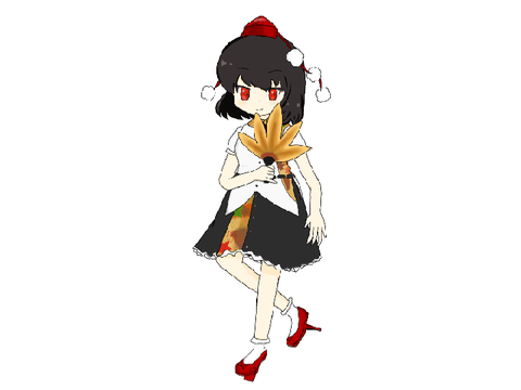 射命丸文先輩をテキトーに描かせていただきました。