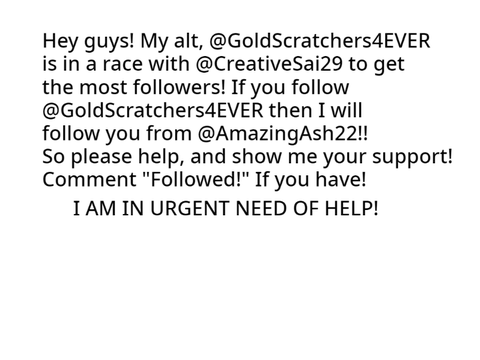 @AmazingAsh22 is in need of help!