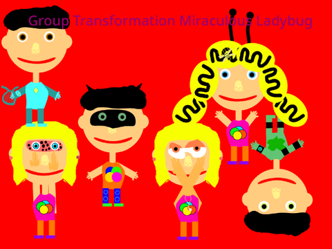Group Transformation Miraculous Ladybug