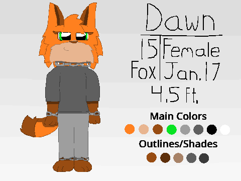 Dawn Character Reference