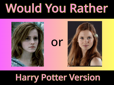 Would You Rather: Harry Potter Version