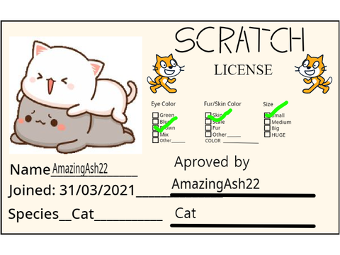 My License!!! :D