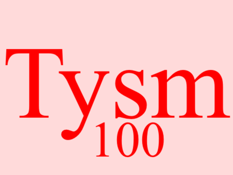 Tysm for 100!!!