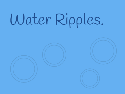 Water Ripple Effect