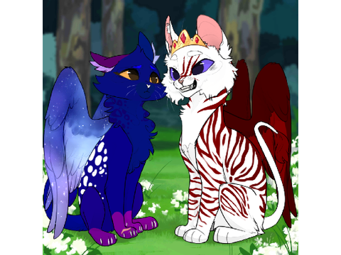 King Fang and moon